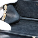 CHANEL Chain Hand Bag Leather Black Gold CC Auth bs25858-18