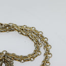 CHANEL Chain Hand Bag Leather Black Gold CC Auth bs25858-8