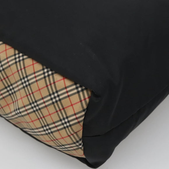 BURBERRY Shoulder Bag Nylon Black Auth bs25865