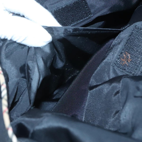 BURBERRY Shoulder Bag Nylon Black Auth bs25865