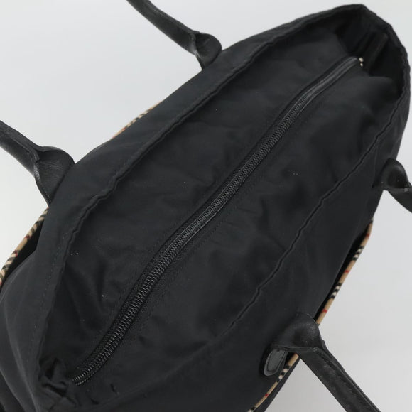 BURBERRY Shoulder Bag Nylon Black Auth bs25865