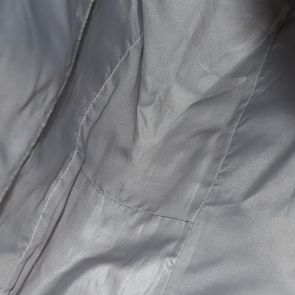 CHANEL Sports Line Tote Bag Nylon Gray Silver CC Auth bs25879