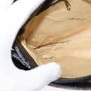 BALENCIAGA BB Shoulder Bag Canvas Navy Gold Auth bs25889-19