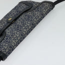 BALENCIAGA BB Shoulder Bag Canvas Navy Gold Auth bs25889-6