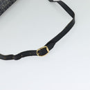 BALENCIAGA BB Shoulder Bag Canvas Navy Gold Auth bs25889-7