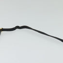 BALENCIAGA BB Shoulder Bag Canvas Navy Gold Auth bs25889-8