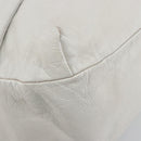 LOEWE Shoulder Bag Leather White Gold Auth bs25892-15