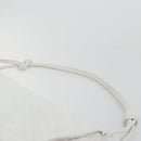 LOEWE Shoulder Bag Leather White Gold Auth bs25892-5