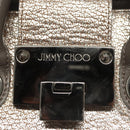 Jimmy Choo Hand Bag Leather 2way Silver Auth bs25894-14