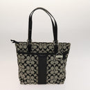 Coach Signature Bag Nylon Canvas 2Set Black Gray Auth bs25898-2