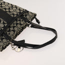 Coach Signature Bag Nylon Canvas 2 Set Black Gray Auth bs25898-5