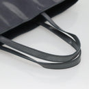 PRADA Hand Bag Enamel Navy Silver Auth bs25904-7