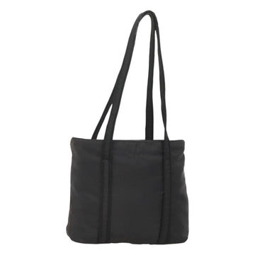 PRADA Shoulder Bag Nylon Black Silver Auth bs25905