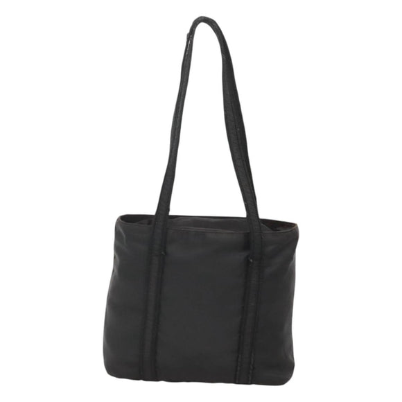 PRADA Shoulder Bag Nylon Black Silver Auth bs25905