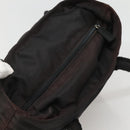 PRADA Shoulder Bag Nylon Black Silver Auth bs25905-6