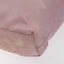 PRADA Shoulder Bag Nylon Pink Silver Auth bs25907-14