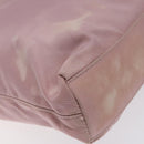 PRADA Shoulder Bag Nylon Pink Silver Auth bs25907-9