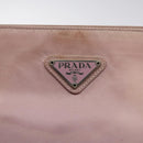 PRADA Shoulder Bag Nylon Pink Silver Auth bs25907-10