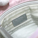 PRADA Shoulder Bag Nylon Pink Silver Auth bs25907-17
