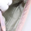 PRADA Shoulder Bag Nylon Pink Silver Auth bs25907-22