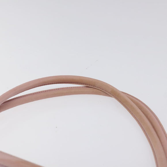 PRADA Shoulder Bag Nylon Pink Silver Auth bs25907