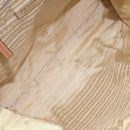 PRADA Shoulder Bag Nylon Beige Silver Auth bs25909-17