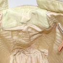 PRADA Shoulder Bag Nylon Beige Silver Auth bs25909-19