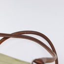 PRADA Shoulder Bag Nylon Beige Silver Auth bs25909-8