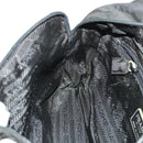 PRADA Hand Bag Nylon Black Silver Auth bs25910-25