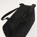 PRADA Hand Bag Nylon Black Silver Auth bs25910-6