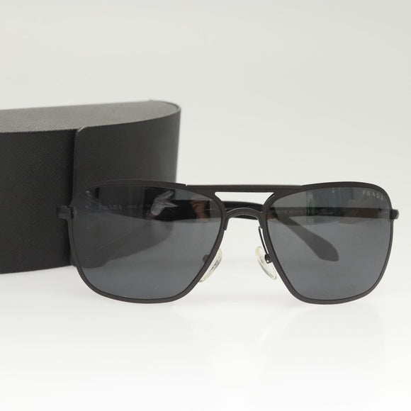 PRADA Sunglasses Plastic Black Auth bs25913