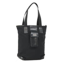 GUCCI Hand Bag Nylon Black Silver 019 0373 Auth bs25919-1