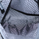 GUCCI Hand Bag Nylon Black Silver 019 0373 Auth bs25919-11