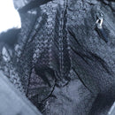 GUCCI Hand Bag Nylon Black Silver 019 0373 Auth bs25919-19