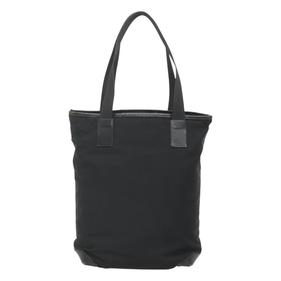 GUCCI Hand Bag Nylon Black Silver 019 0373 Auth bs25919