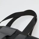 GUCCI Hand Bag Nylon Black Silver 019 0373 Auth bs25919-8