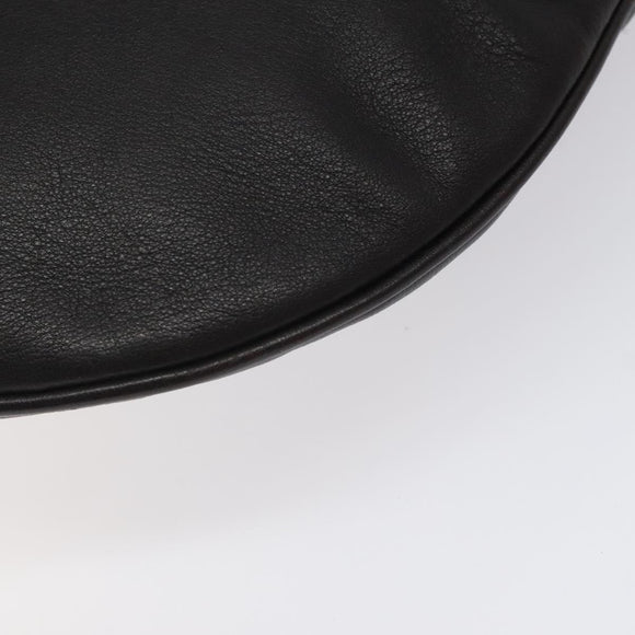 GUCCI Shoulder Bag Leather Brown Silver 001 1206 Auth bs25922