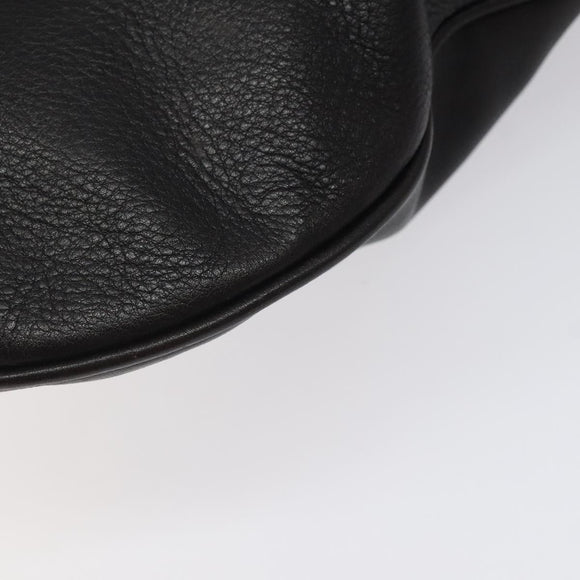 GUCCI Shoulder Bag Leather Brown Silver 001 1206 Auth bs25922