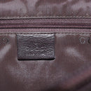 GUCCI Shoulder Bag Leather Brown Silver 001 1206 Auth bs25922-18