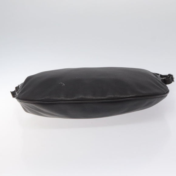 GUCCI Shoulder Bag Leather Brown Silver 001 1206 Auth bs25922