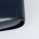 GUCCI Shoulder Bag Leather Blue Gold Auth bs25923-13