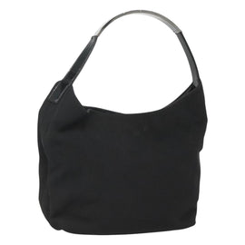 GUCCI Shoulder Bag Nylon Metal Black Silver 001 3298 Auth bs25925