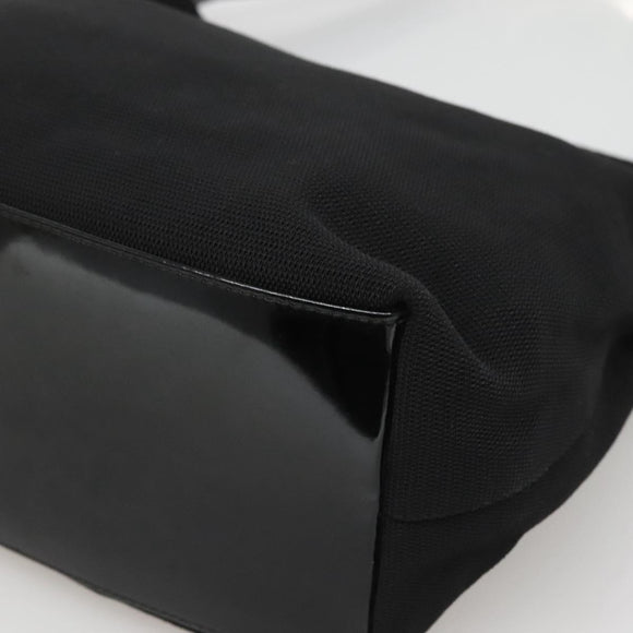 GUCCI Shoulder Bag Nylon Metal Black Silver 001 3298 Auth bs25925