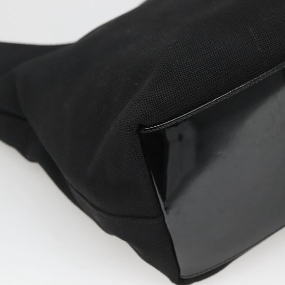 GUCCI Shoulder Bag Nylon Metal Black Silver 001 3298 Auth bs25925