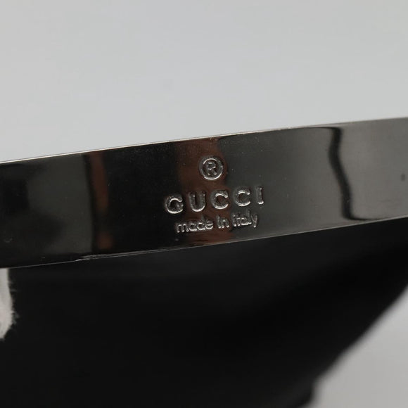 GUCCI Shoulder Bag Nylon Metal Black Silver 001 3298 Auth bs25925