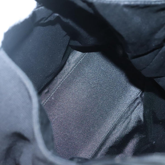 GUCCI Shoulder Bag Nylon Metal Black Silver 001 3298 Auth bs25925