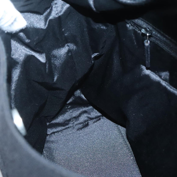 GUCCI Shoulder Bag Nylon Metal Black Silver 001 3298 Auth bs25925