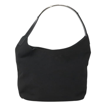 GUCCI Shoulder Bag Nylon Metal Black Silver 001 3298 Auth bs25925 - 0