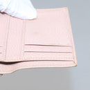 GUCCI Trifold Wallet Leather Pink Gold 474746 Auth bs25927-14