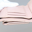 GUCCI Trifold Wallet Leather Pink Gold 474746 Auth bs25927-16